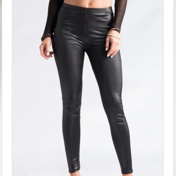 Pants - Fuax Leather Leggings